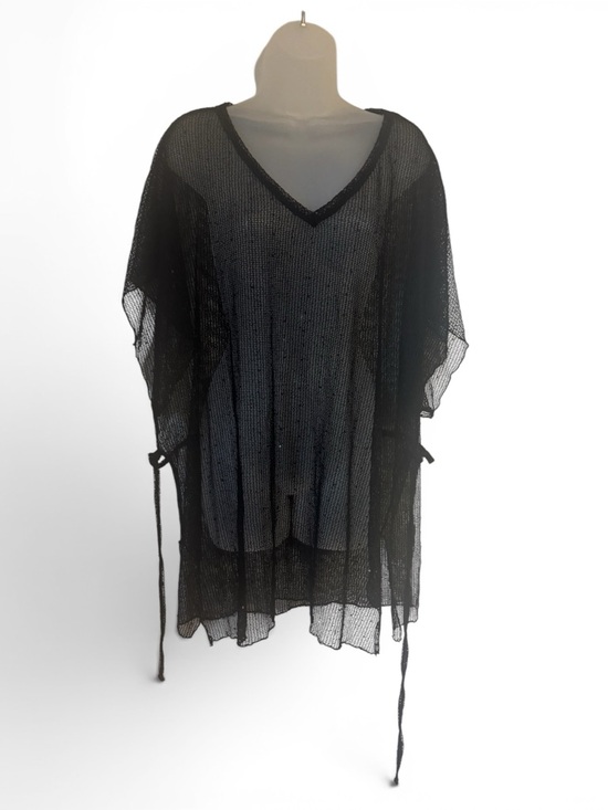 Jordan Taylor Other - *HOST PICK* Black Sheer V-Neck Swim Cover-Up XLARGE     #12